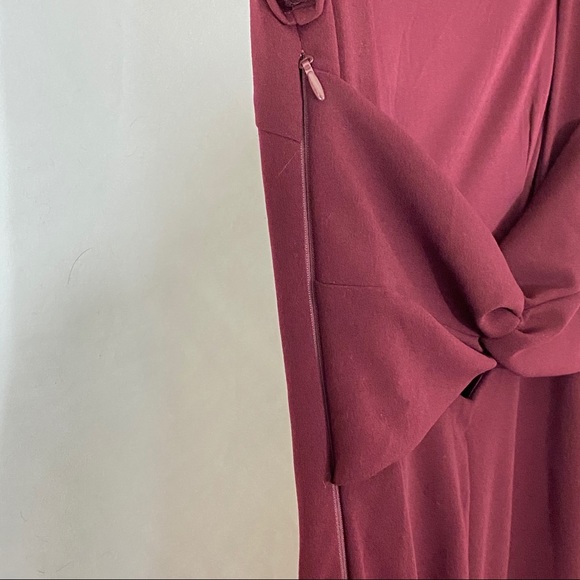 Endless Love Burgundy Backless Maxi Dress - Picture 7 of 10